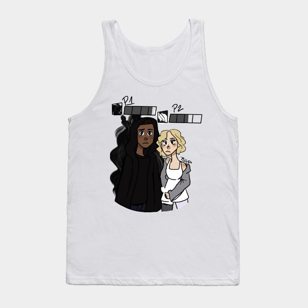 Cloak and Dagger Tank Top by MershadiesArt